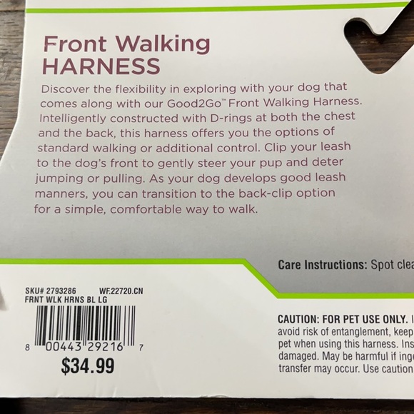 Good2Go Front Walking Harness Sm Med & Lg NWT PROCEEDS TO DOG/CAT RESCUE🐶🐈❤️ - Picture 10 of 14